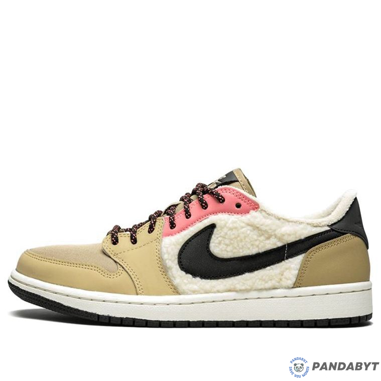 Pandabuy Air Jordan 1 Retro Low Fleece 'Beige paracaídas'