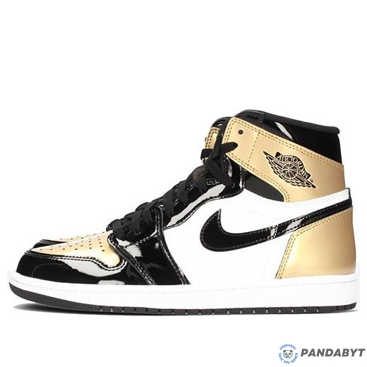 Pandabuy Air Jordan 1 Top3 Gold Toe 'Schwarzes Gold'