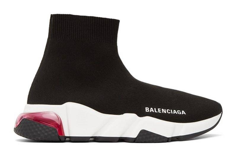 Balenciaga Clear Sole Speed &Quot;Black &Amp; Pink&Quot;