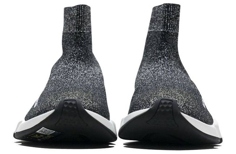 Balenciaga Speed Clear Sole Sneaker &Quot;Black Silver&Quot;