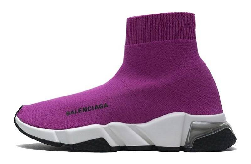 Balenciaga Speed Clear Sole &Quot;Fuchsia White&Quot;