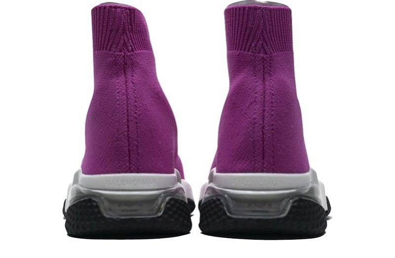 Balenciaga Speed Clear Sole &Quot;Fuchsia White&Quot;