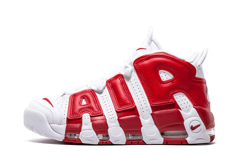 Air More Uptempo „Weiß Rot“