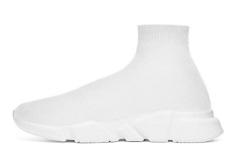 Balenciaga Speed Trainer Mid "Triple Blanco"