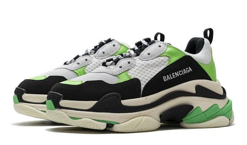 Balenciaga Triple S &Quot;White Green&Quot;