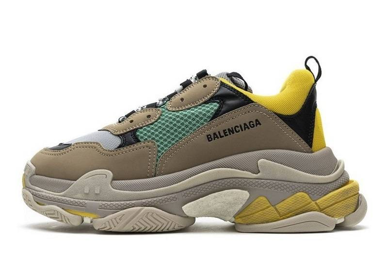 Balenciaga Triple S „Grün Gelb Off-White“