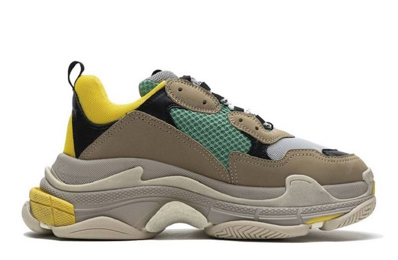 Balenciaga Triple S &Quot;Green Yell Off-White&Quot;