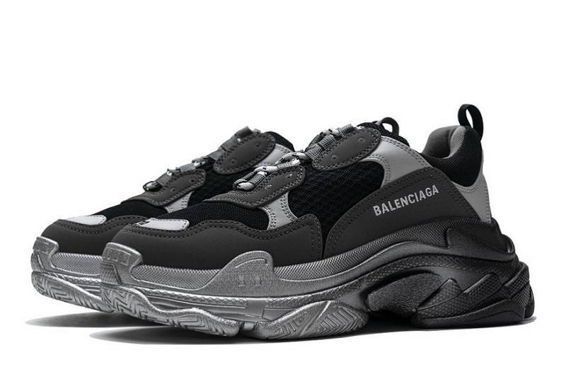 Balenciaga Triple S &Quot;Black Grey Silver&Quot;