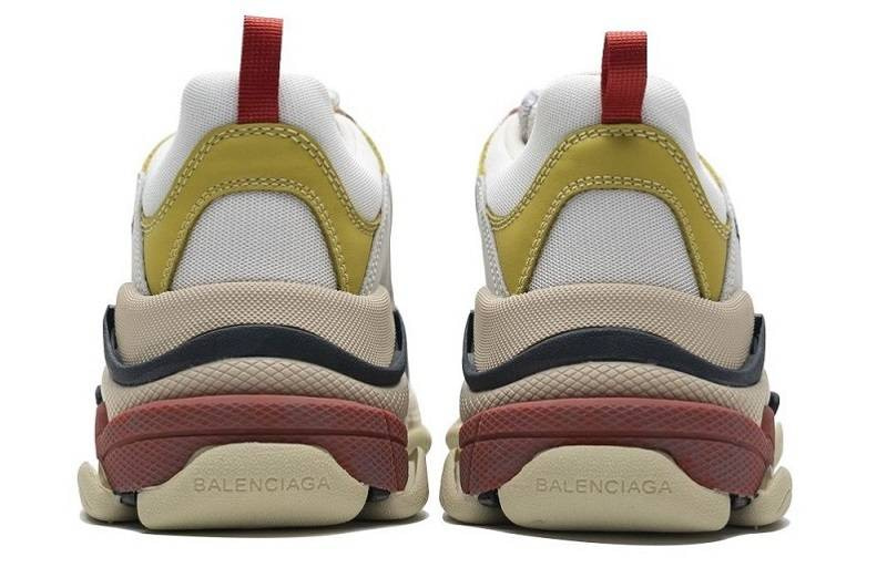 Balenciaga Triple S &Quot;Black Yell Off-White Pink&Quot;