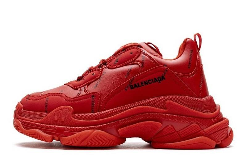 Balenciaga Triple S "Lettera Rosso Brillante"