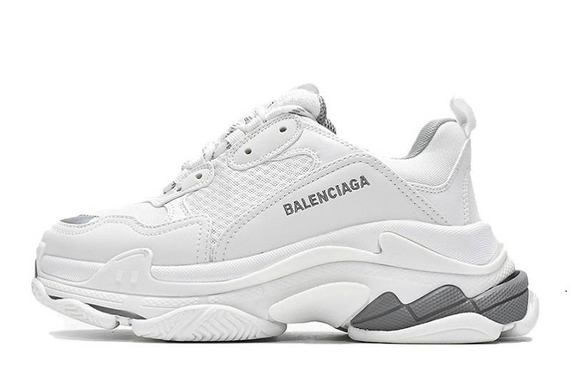 Balenciaga Triple S „Biały Srebrny”