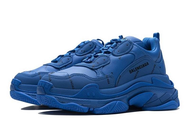 Balenciaga Triple S &Quot;Letter Blue&Quot;