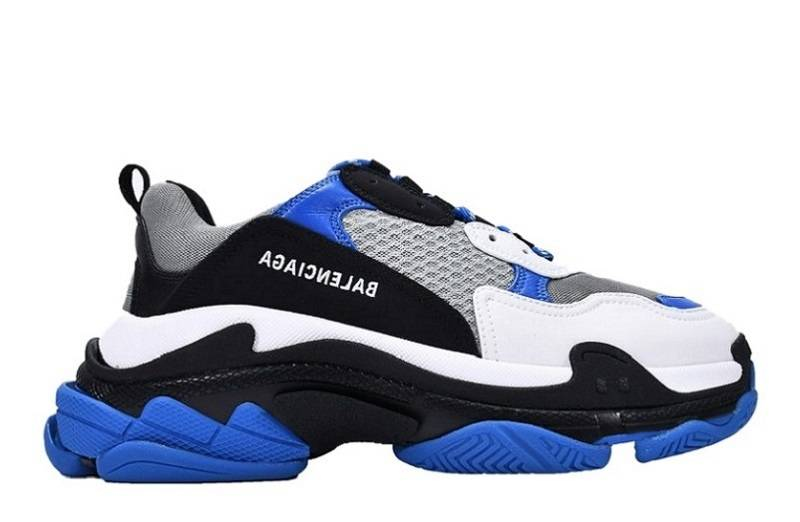 Balenciaga Triple S &Quot;Black White Blue&Quot;