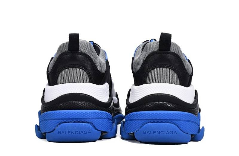 Balenciaga Triple S &Quot;Black White Blue&Quot;