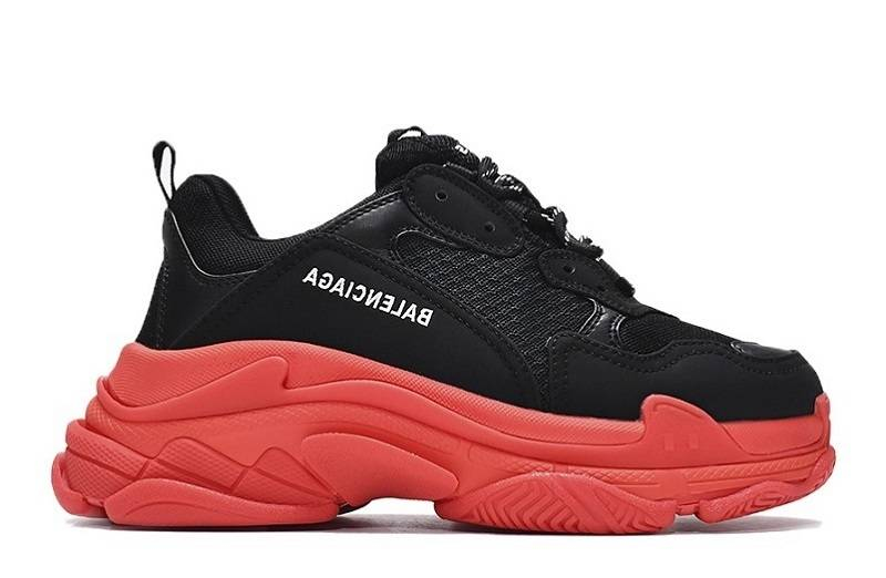 Balenciaga Triple S “Black Dark Red”