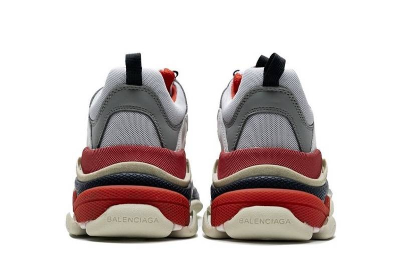 Balenciaga Triple S &Quot;Red White Dark Grey&Quot;