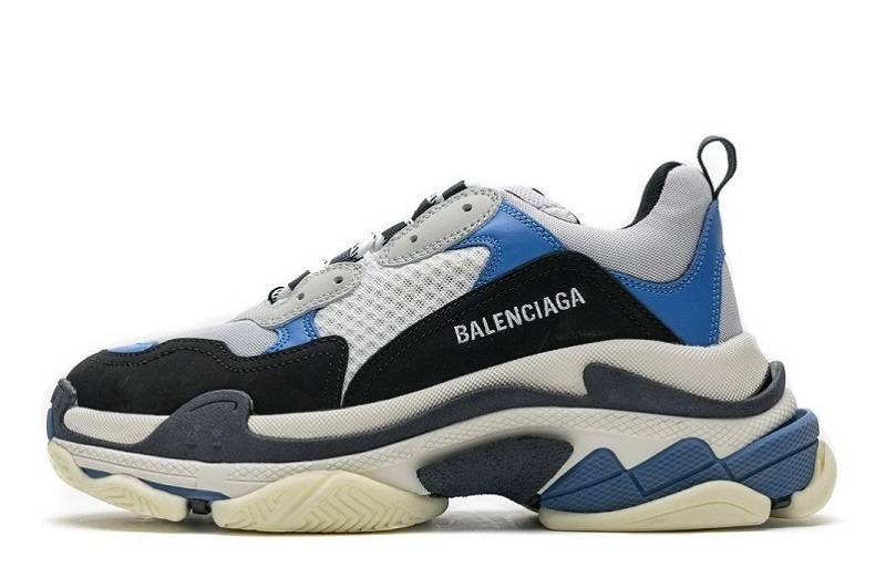 Balenciaga Triple S „Schwarz Grau Blau“