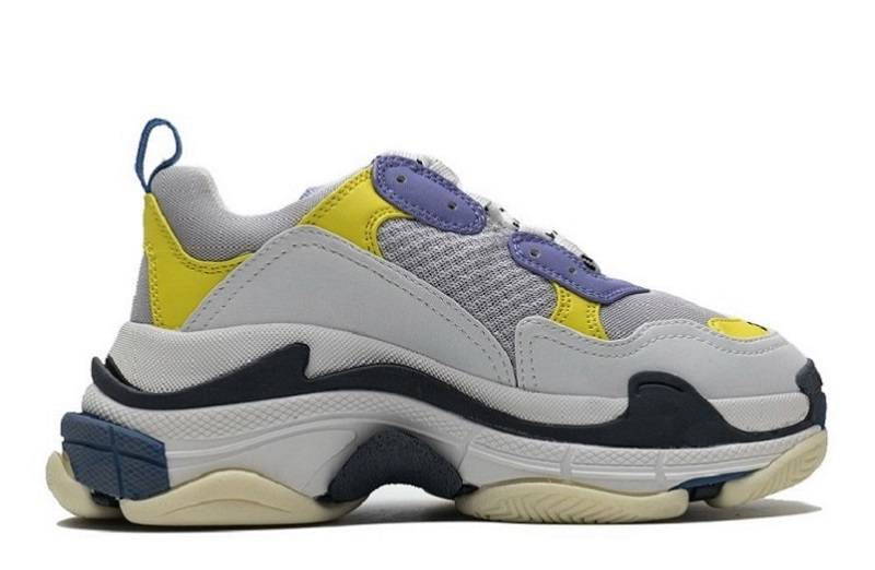 Balenciaga Triple S &Quot;Black Grey Blue&Quot;