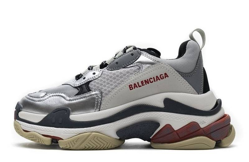 Balenciaga Triple S &Quot;Grey Silver&Quot;