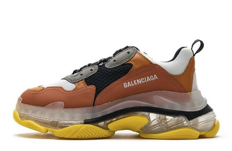 Balenciaga Triple S Clear Sole „Schwarz Orange“