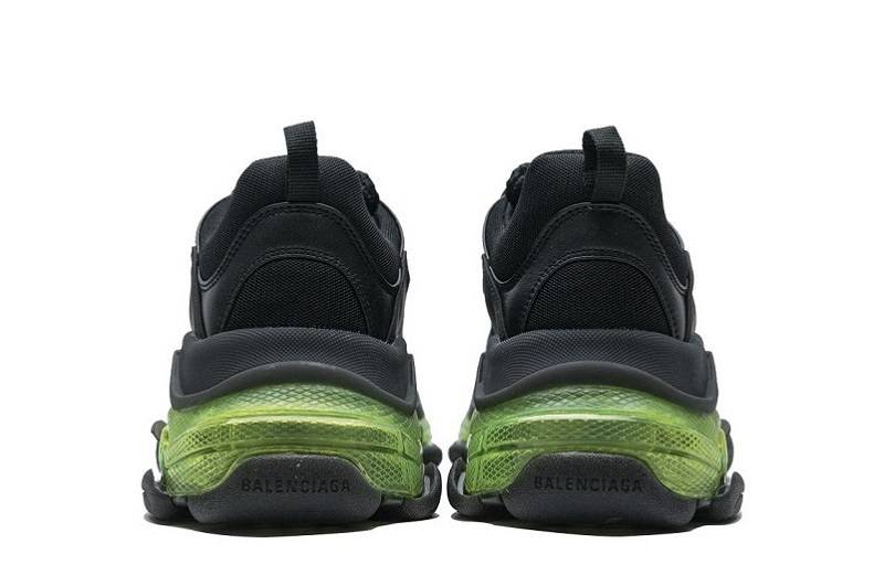 Balenciaga Triple S Clear Sole &Quot;Black Green&Quot;