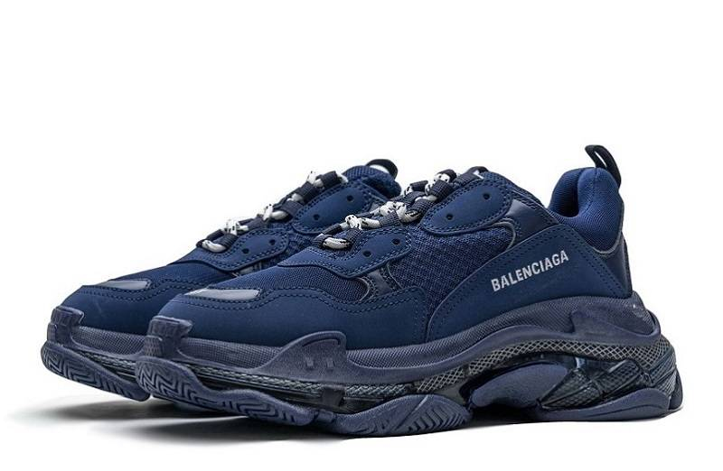 Balenciaga Triple S Clear Sole &Quot;Dark Blue&Quot;