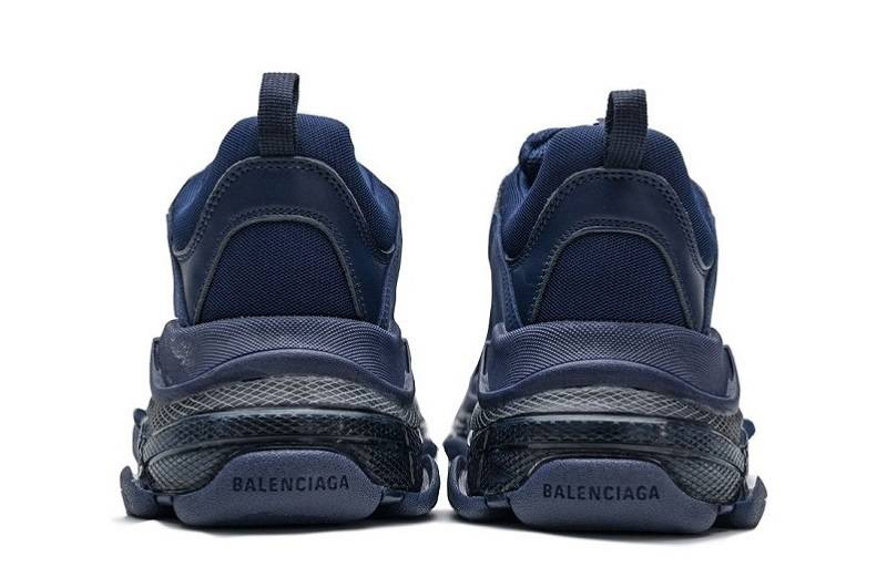 Balenciaga Triple S Clear Sole &Quot;Dark Blue&Quot;