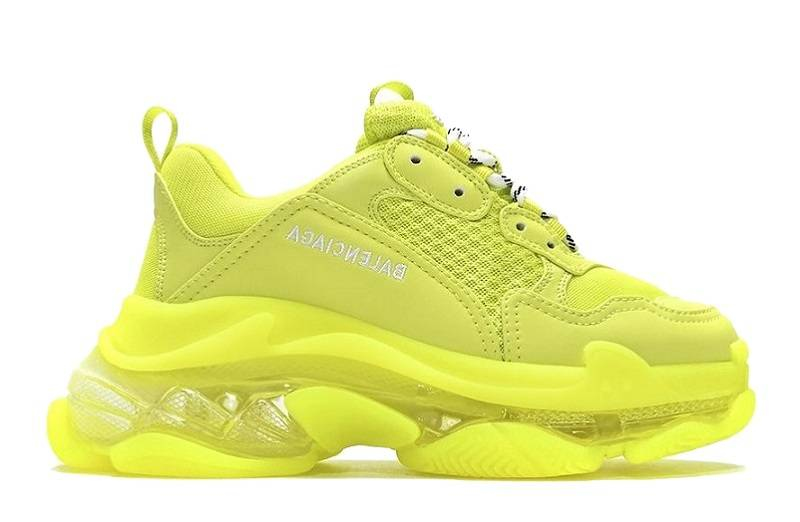 Balenciaga Triple S Clear Sole “Fluo”