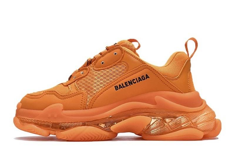 Balenciaga Triple S Clear Talpă „Orange”