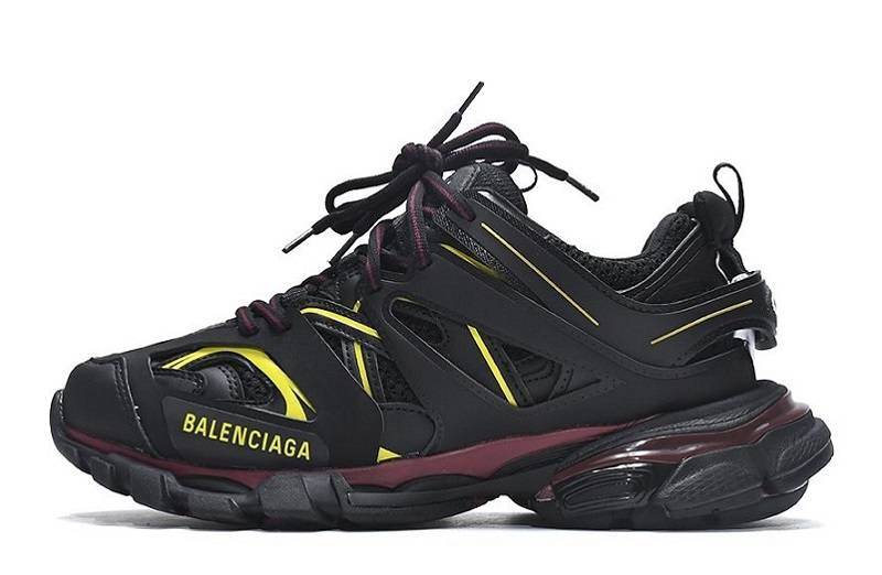 Balenciaga Tess S. „Schwarz Rot Gelb Off-White“