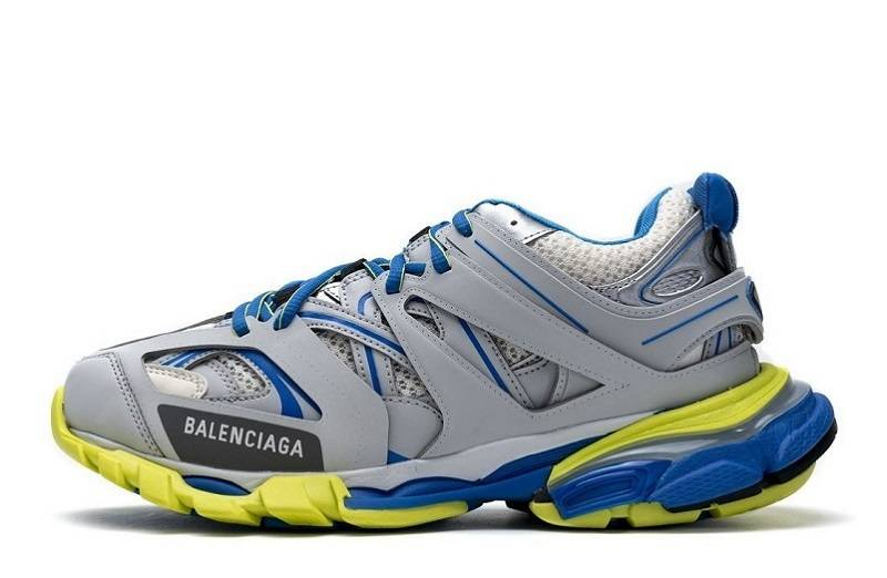 Balenciaga Tess S. "Gris Azul Amarillo Blanquecino"