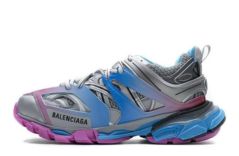 Balenciaga Tess S. "Azul Rosa Plata"