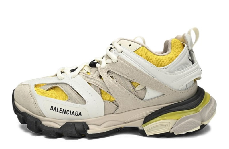 Balenciaga Tess S. „Grau Weiß Gelb Off-White“