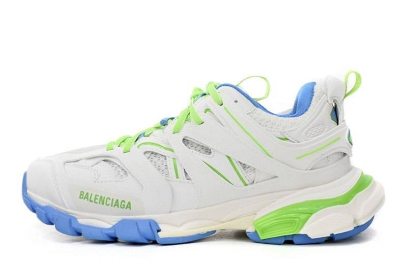 Balenciaga Track „Weiß Blau Grün“