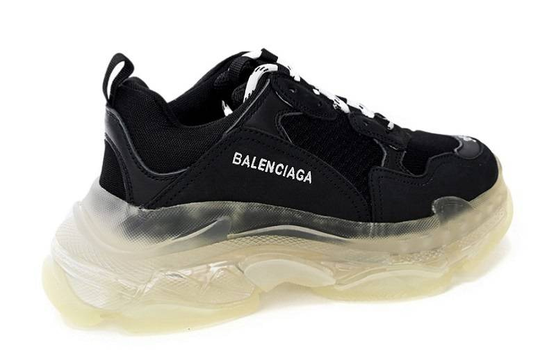 Balenciaga Triple S Clear Sole &Quot;Black Crystal&Quot;