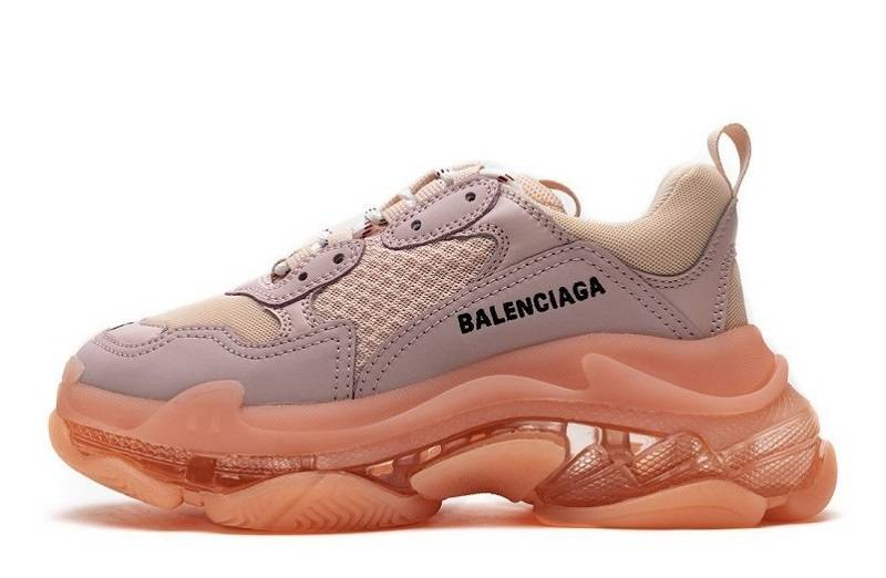 Balenciaga Triple S mit transparenter Sohle „Pink“