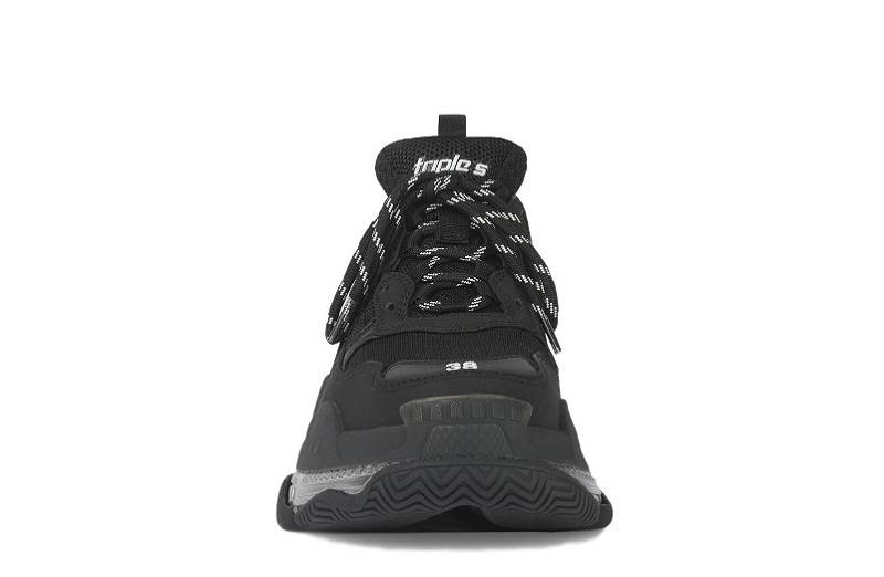 Balenciaga Triple S Clear Sole &Quot;Black Silver&Quot;