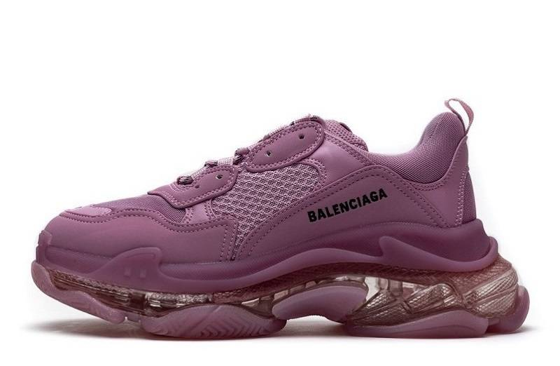 Balenciaga Triple S mit transparenter Sohle „Pink“