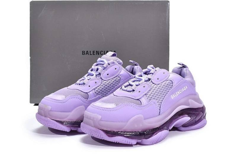 Balenciaga Triple S Clear Sole &Quot;Purple&Quot;