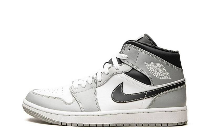 Air Jordan 1 "Cinza Fumaça Claro" Médio