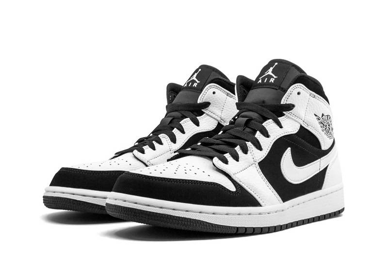 Air Jordan 1 Retro Mid &Quot;Tuxedo&Quot;