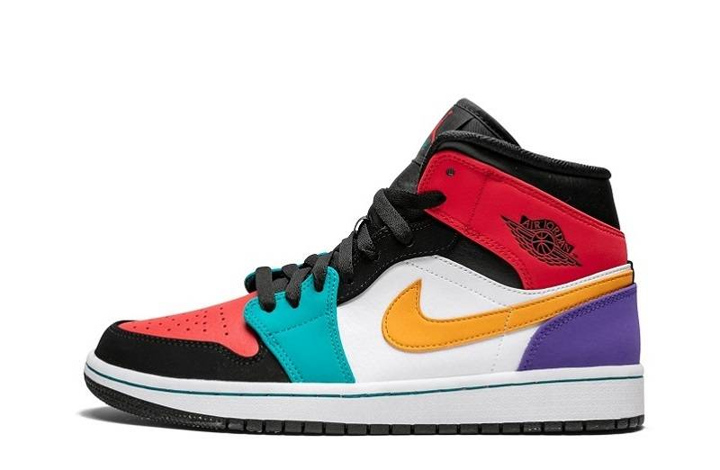 Air Jordan 1 Mid "Multicolore"