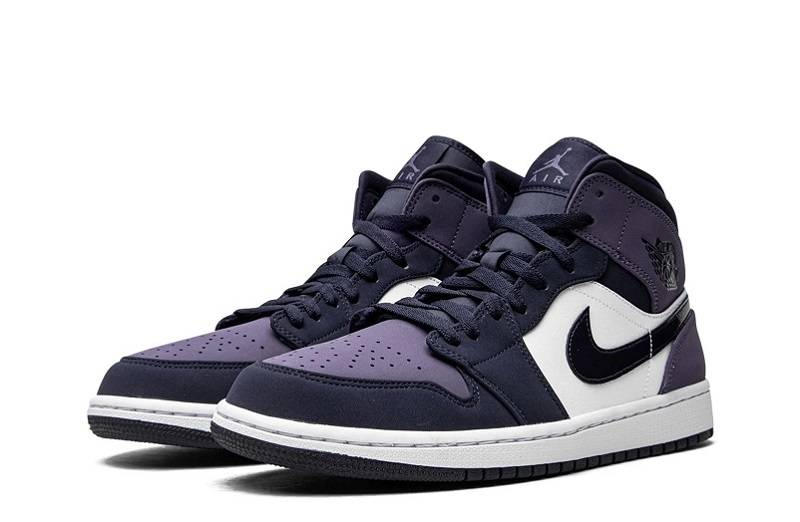 Air Jordan 1 Mid &Quot;Obsidian Sanded Purple&Quot;