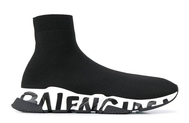 Zapatillas Balenciaga Speed Trainer "Graffiti - Negro Blanco"