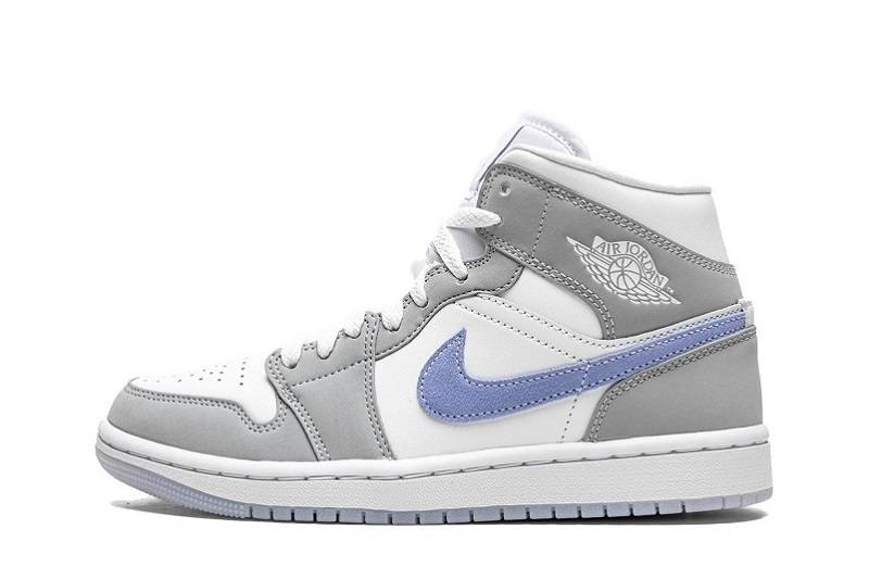 Air Jordan 1 Mid « Gris loup/Aluminium »