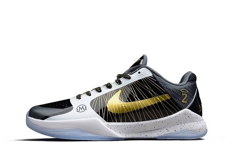 Nike Kobe 5 "Nero Bianco Oro"