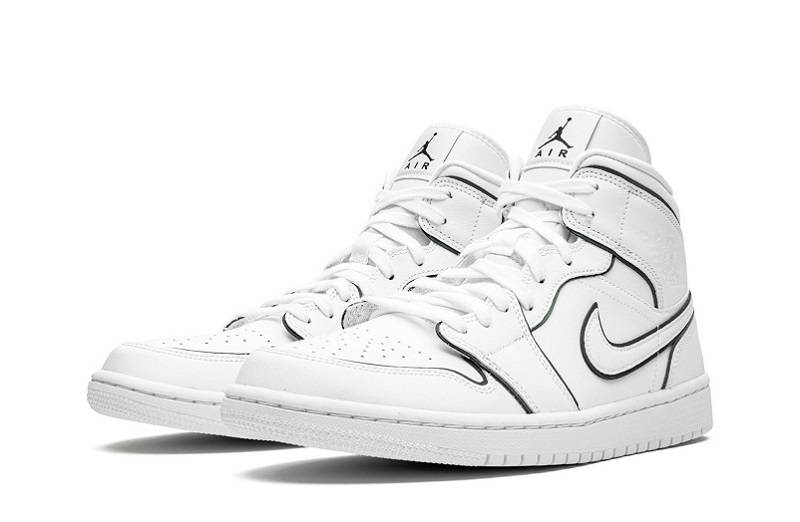 Air Jordan 1 Mid “Blanco iridiscente”