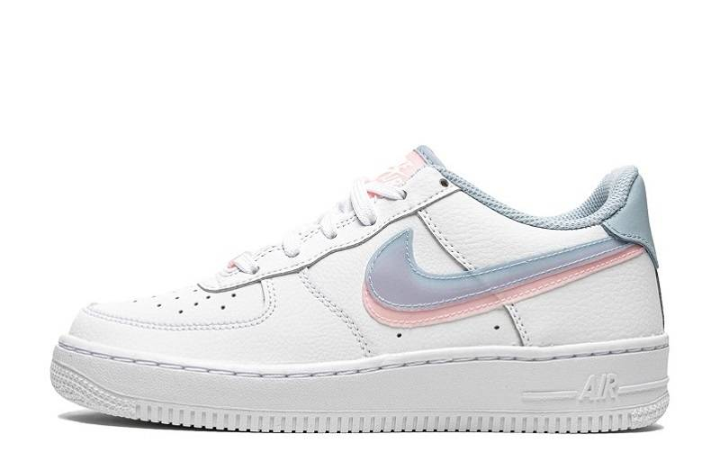 Nike Air Force 1 „Doppel-Swoosh“ L Off-White GS