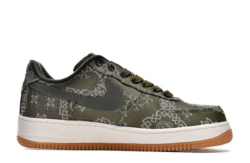 Clot X Air Force 1 L Off-White “Premium Green Silk”