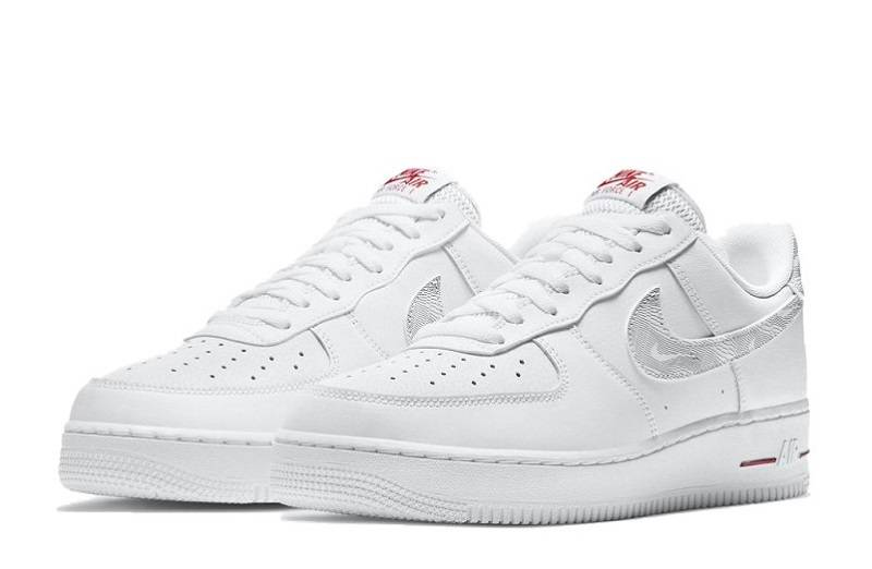 Nike Air Force 1 L pelēkbalts “topogrāfijas komplekts”